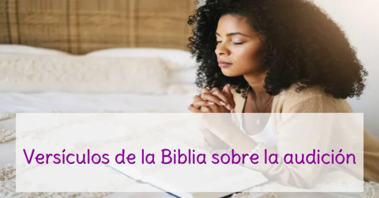 Versículos de la Biblia sobre la audición