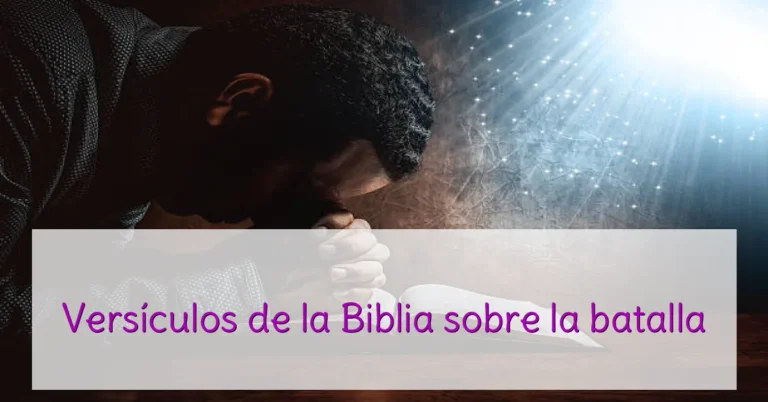 Versículos de la Biblia sobre la batalla