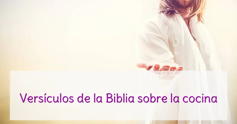 Versículos de la Biblia sobre la cocina