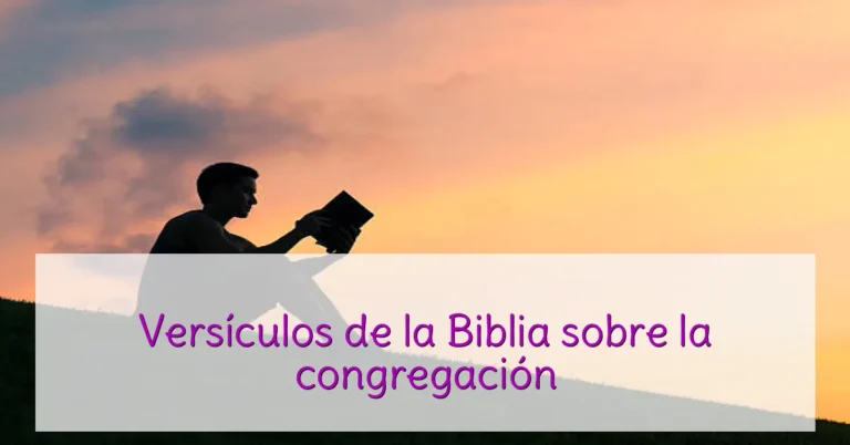 Versículos de la Biblia sobre la congregación