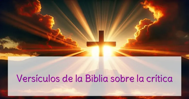 Versículos de la Biblia sobre la crítica