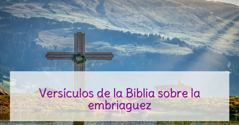 Versículos de la Biblia sobre la embriaguez