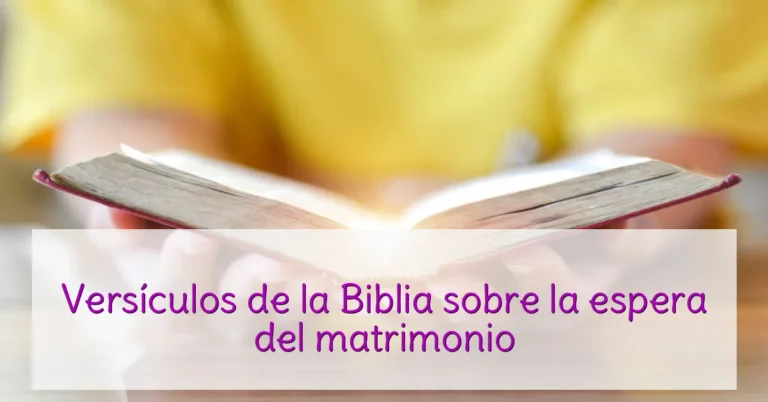 Versículos de la Biblia sobre la espera del matrimonio