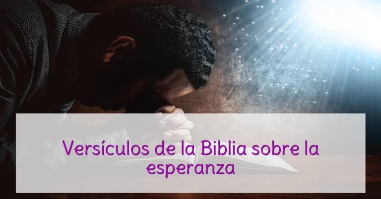Versículos de la Biblia sobre la esperanza