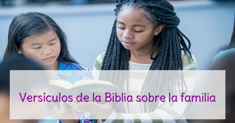 Versículos de la Biblia sobre la familia