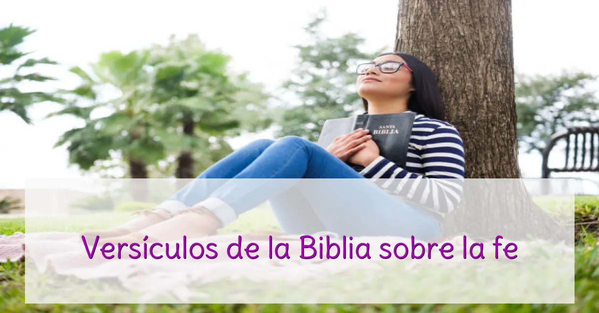 Versículos de la Biblia sobre la fe