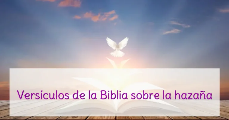Versículos de la Biblia sobre la hazaña