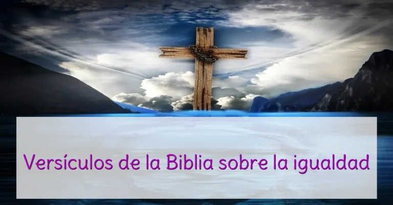 Versículos de la Biblia sobre la igualdad