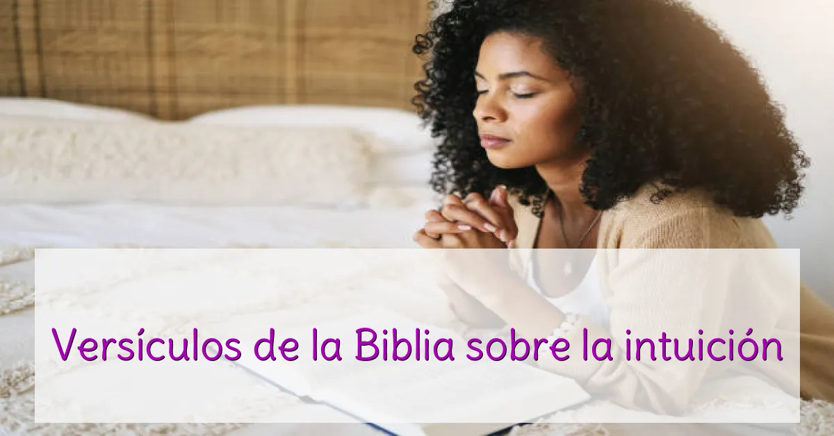 Versículos de la Biblia sobre la intuición