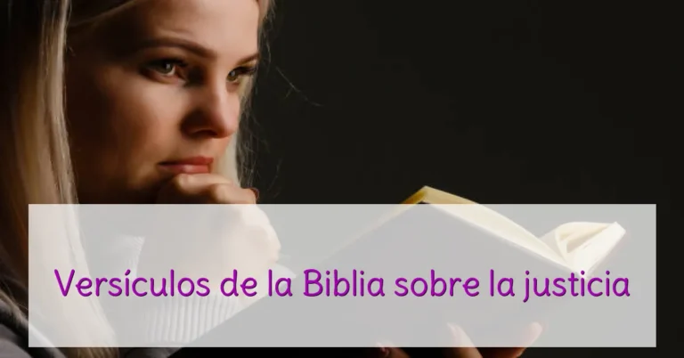 Versículos de la Biblia sobre la justicia