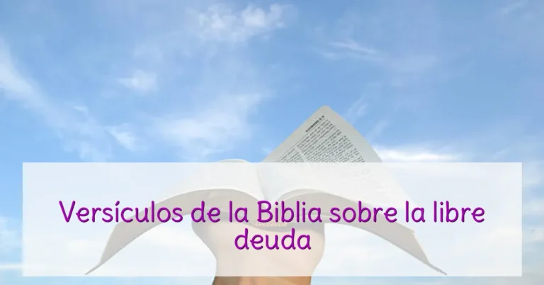 Versículos de la Biblia sobre la libre deuda