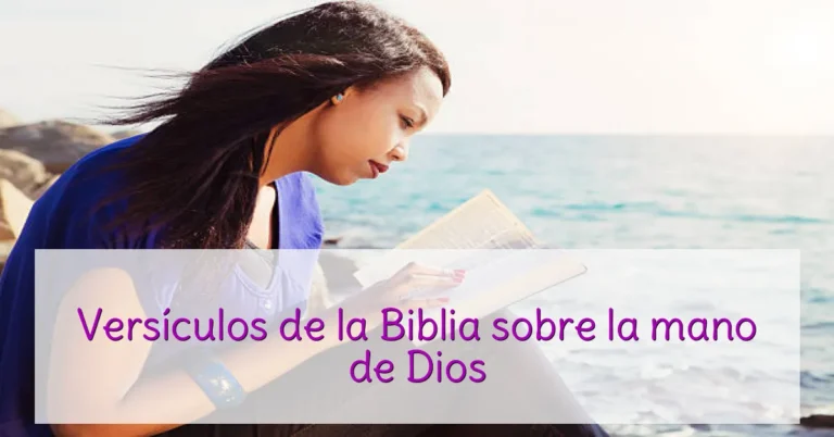 Versículos de la Biblia sobre la mano de Dios
