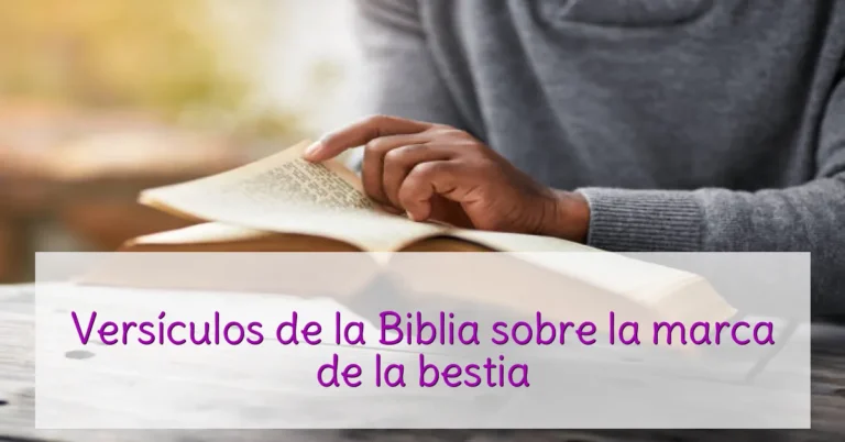 Versículos de la Biblia sobre la marca de la bestia