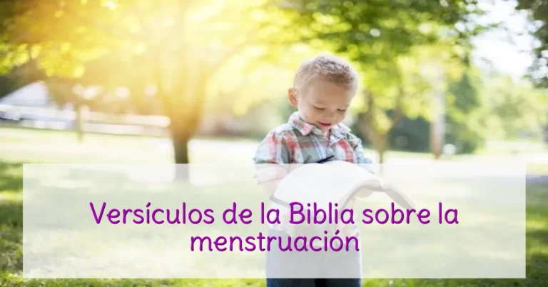 Versículos de la Biblia sobre la menstruación
