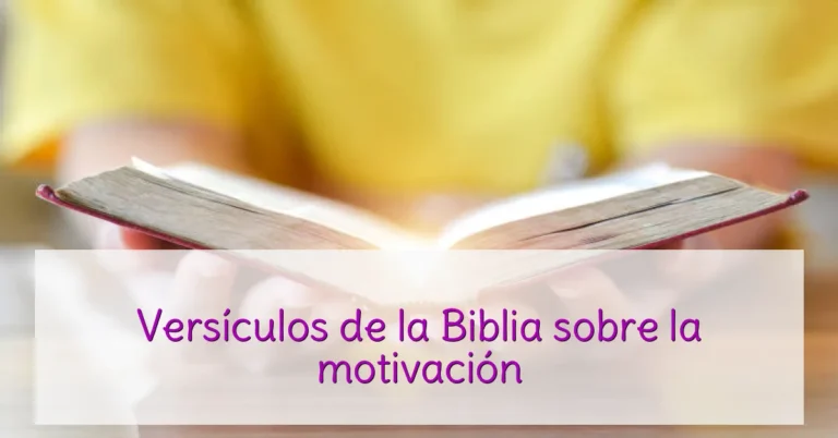 Versículos de la Biblia sobre la motivación