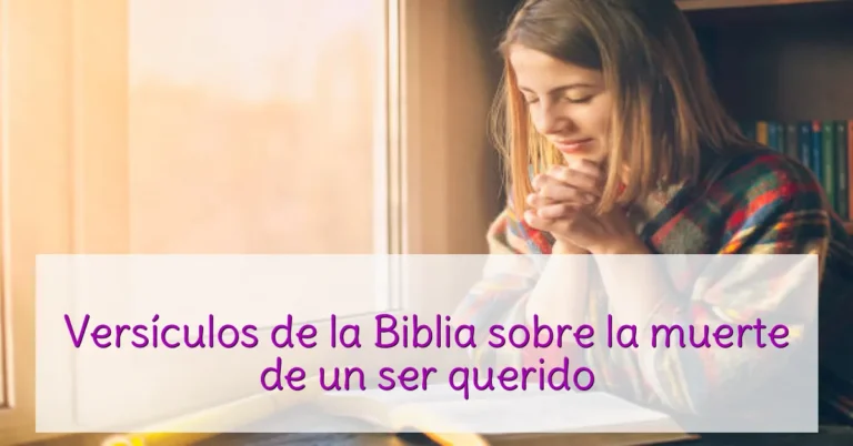 Versículos de la Biblia sobre la muerte de un ser querido