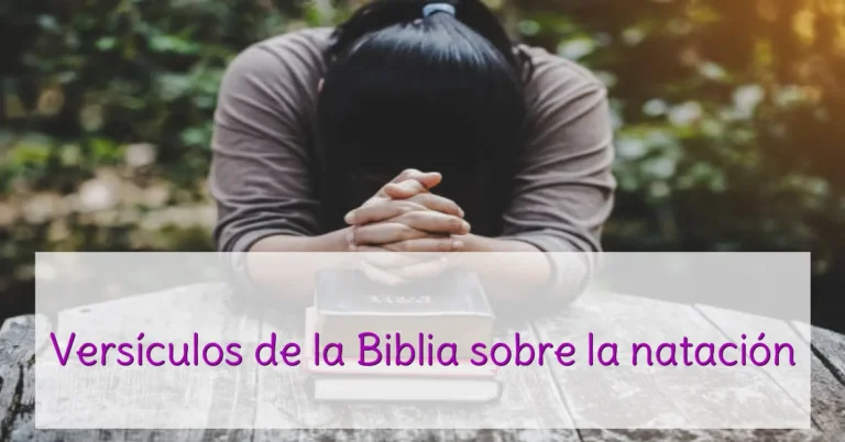 Versículos de la Biblia sobre la natación