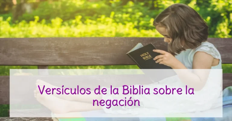 Versículos de la Biblia sobre la negación