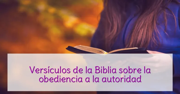Versículos de la Biblia sobre la obediencia a la autoridad
