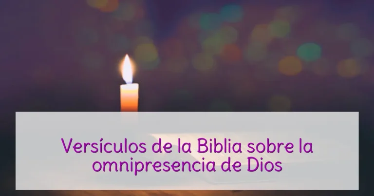 Versículos de la Biblia sobre la omnipresencia de Dios