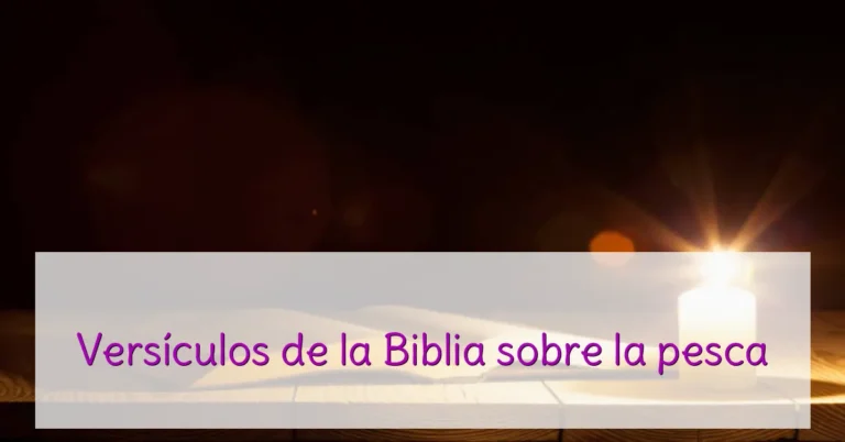 Versículos de la Biblia sobre la pesca