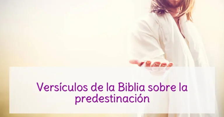 Versículos de la Biblia sobre la predestinación
