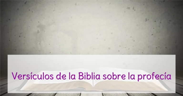 Versículos de la Biblia sobre la profecía
