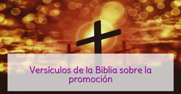 Versículos de la Biblia sobre la promoción