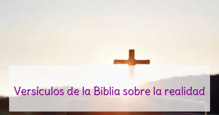 Versículos de la Biblia sobre la realidad