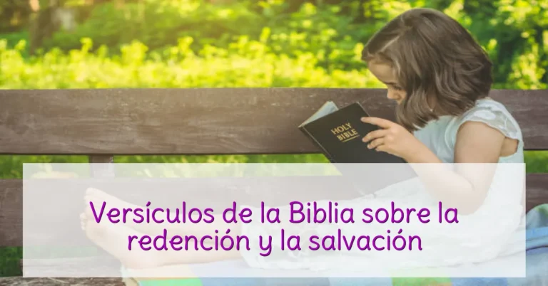 Versículos de la Biblia sobre la redención y la salvación