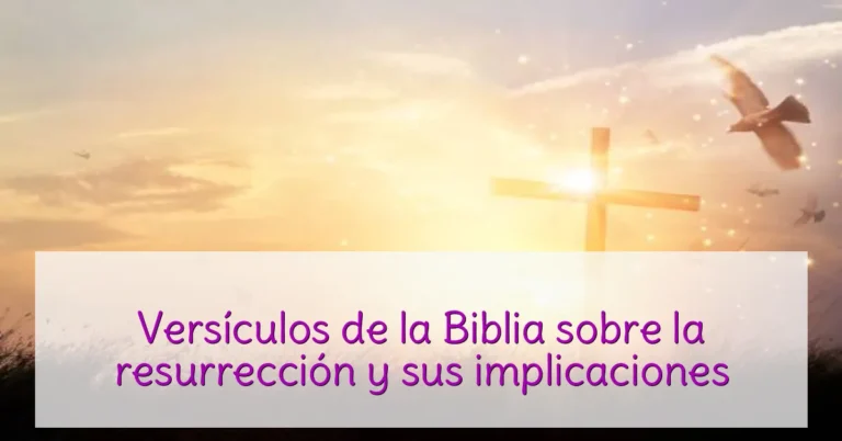 Versículos de la Biblia sobre la resurrección y sus implicaciones