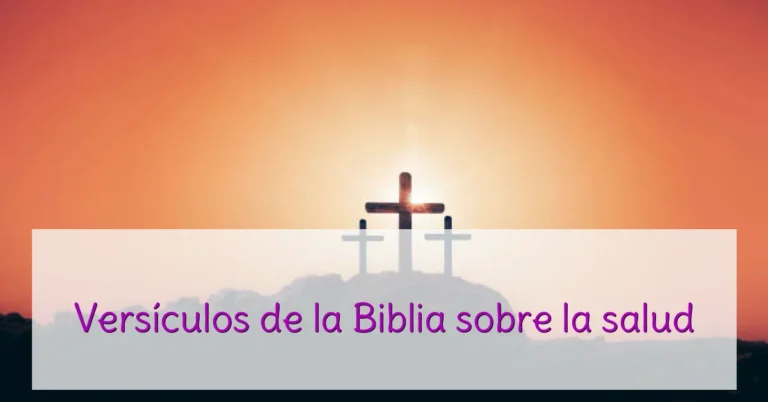 Versículos de la Biblia sobre la salud