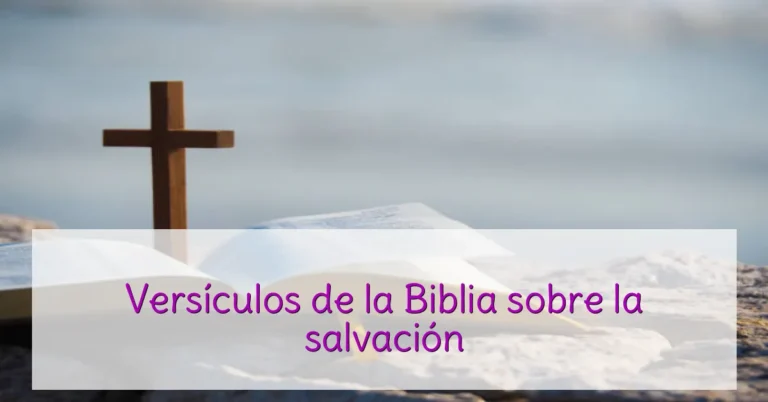 Versículos de la Biblia sobre la salvación