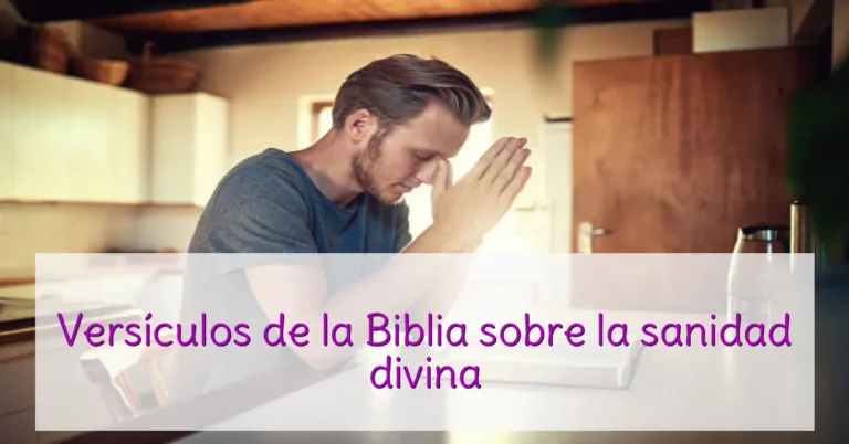 Versículos de la Biblia sobre la sanidad divina