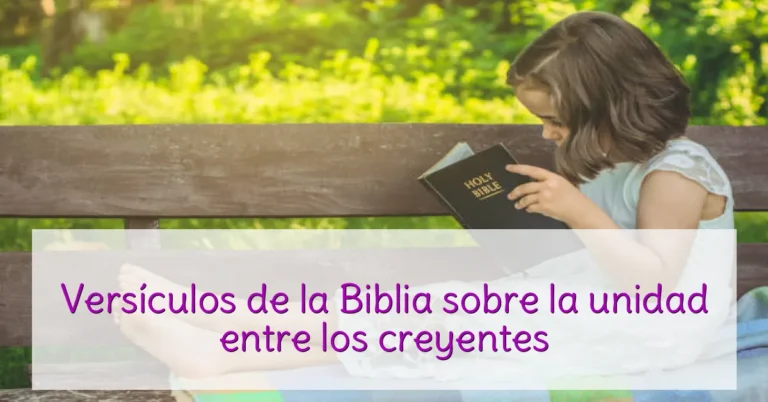 Versículos de la Biblia sobre la unidad entre los creyentes