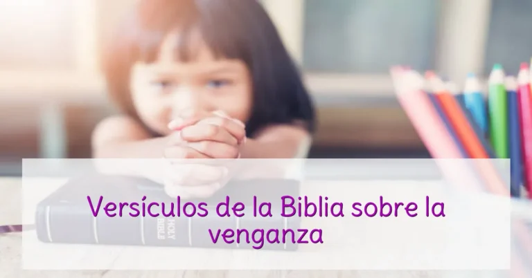 Versículos de la Biblia sobre la venganza