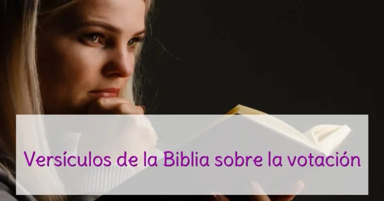 Versículos de la Biblia sobre la votación