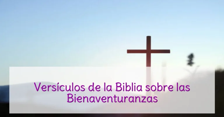 Versículos de la Biblia sobre las Bienaventuranzas