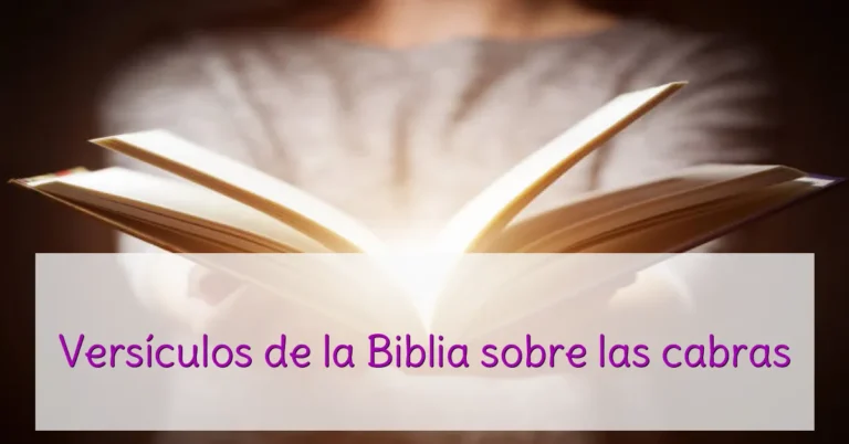 Versículos de la Biblia sobre las cabras