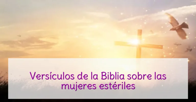 Versículos de la Biblia sobre las mujeres estériles
