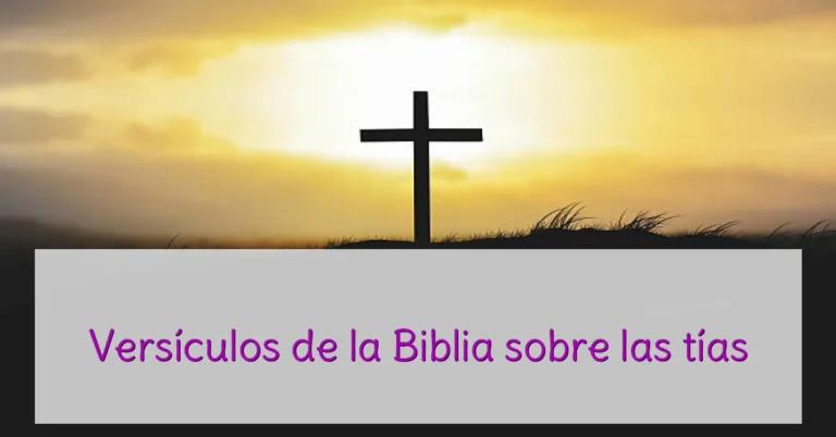 Versículos de la Biblia sobre las tías