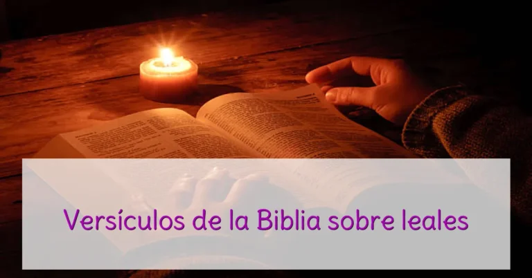 Versículos de la Biblia sobre leales