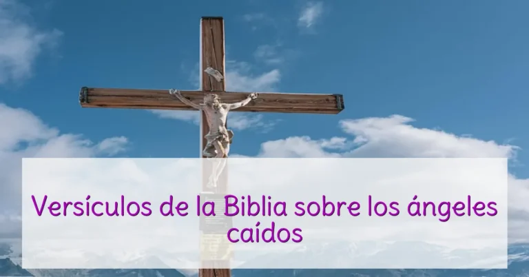 Versículos de la Biblia sobre los ángeles caídos