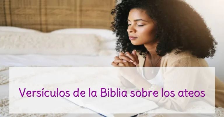 Versículos de la Biblia sobre los ateos