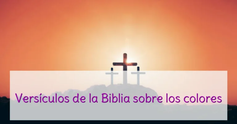 Versículos de la Biblia sobre los colores