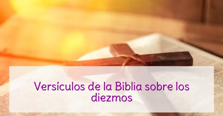 Versículos de la Biblia sobre los diezmos