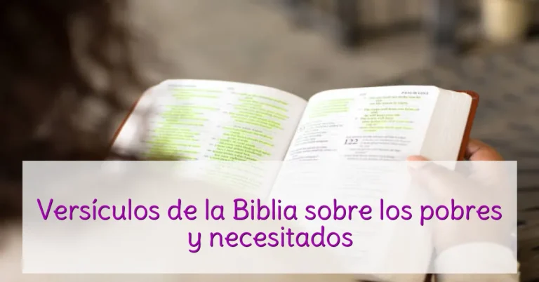 Versículos de la Biblia sobre los pobres y necesitados