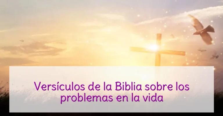 Versículos de la Biblia sobre los problemas en la vida