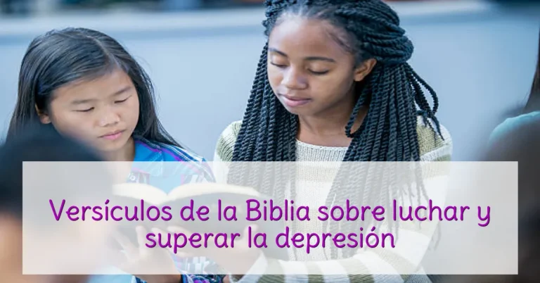 Versículos de la Biblia sobre luchar y superar la depresión