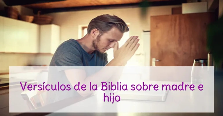 Versículos de la Biblia sobre madre e hijo